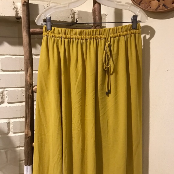 Yellow Maxi Skirt - Picture 2 of 8